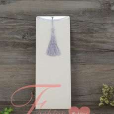  Ivory Tassel Invitation for Marriage